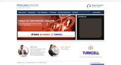 Desktop Screenshot of pekcankontor.com