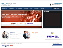 Tablet Screenshot of pekcankontor.com